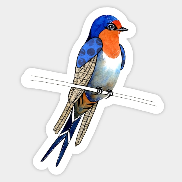 Welcome Swallow Sticker by scatterlings